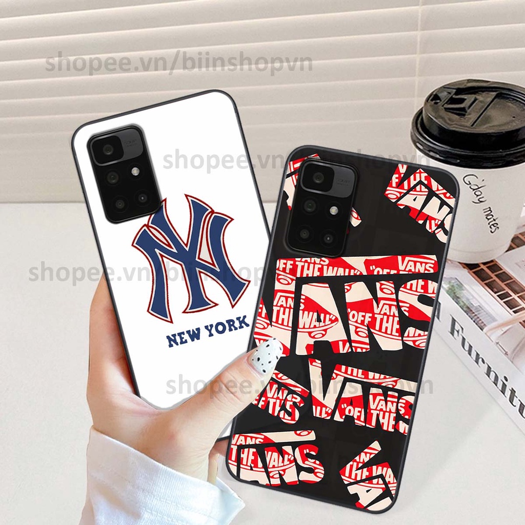 Ốp Xiaomi Redmi 10 in hình các thương hiệu nổi tiếng siêu đẹp, thời trang cá tính