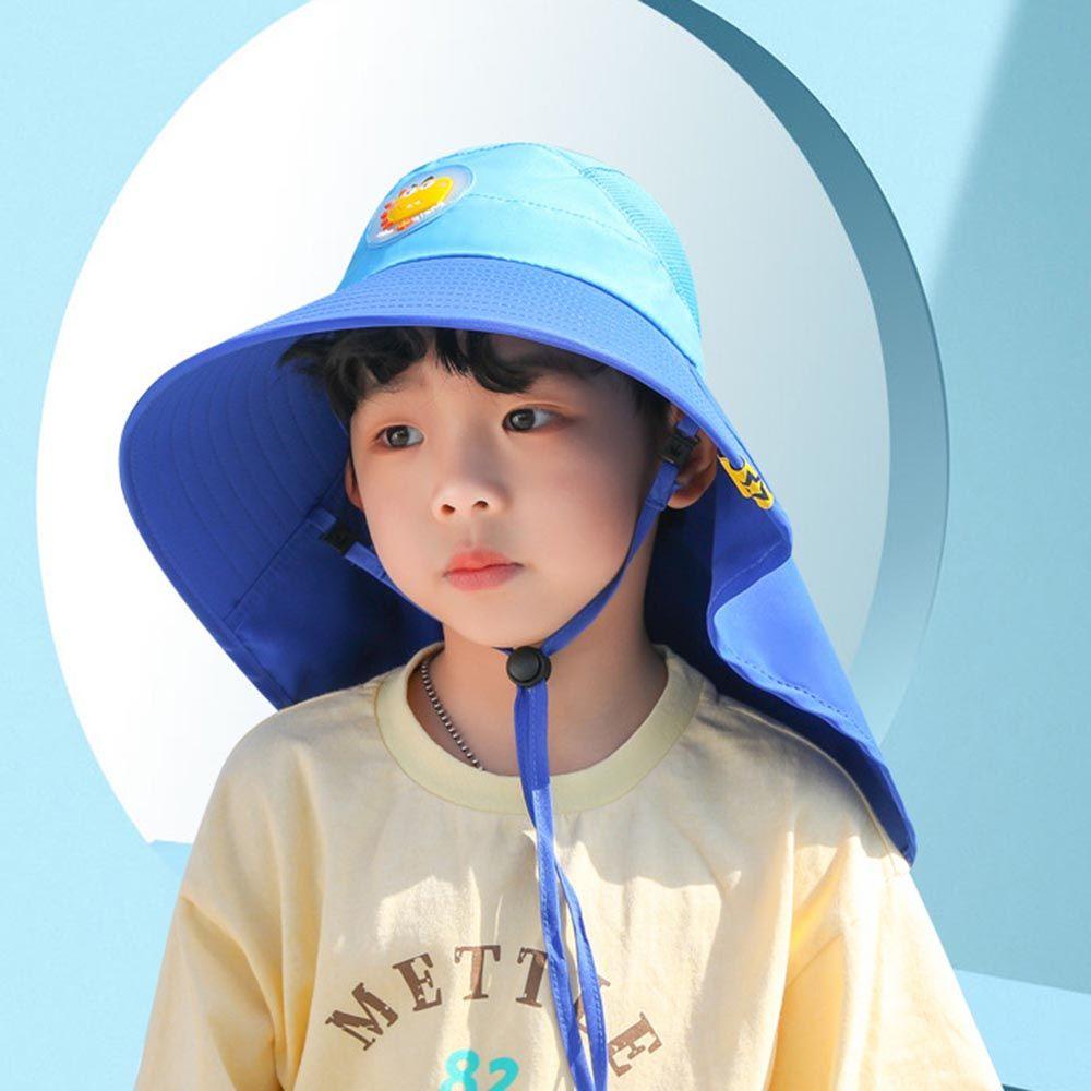 Nón Tai Bèo Rộng Vành Chống Tia UV Thời Trang Đi Biển Mùa Hè Cho Bé Gái