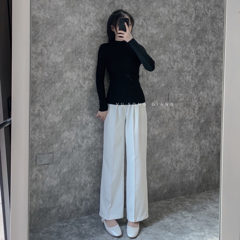 [ẢNH THẬT SHOP TỰ CHỤP] Áo len body cổ 3p | BigBuy360 - bigbuy360.vn