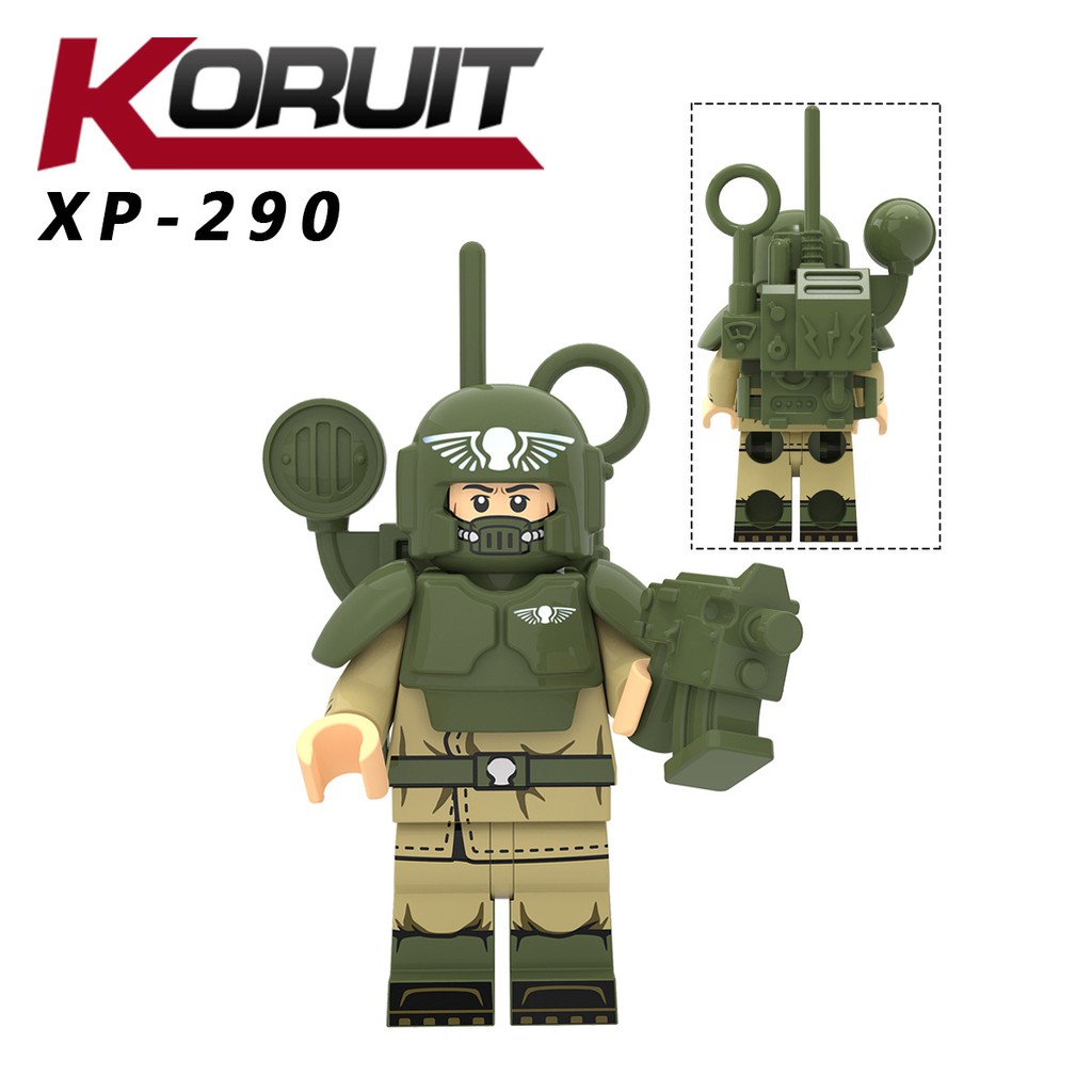 Minifigures Warhammer 40000 Các Mẫu Nhân Vật Lính Imperial Guard IG Mẫu Mới Ra Siêu Đẹp KT1037