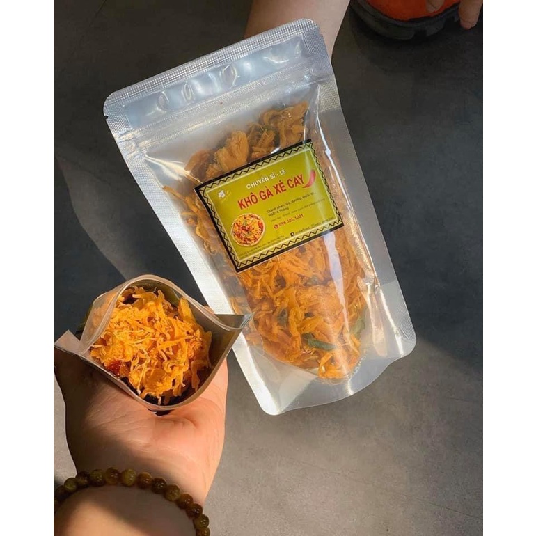 🥰🆘[ BEST SELLER ] KHÔ GÀ LÁ CHANH 3 size Jimme snack - món ngon nhâm nhi những ngày dịch