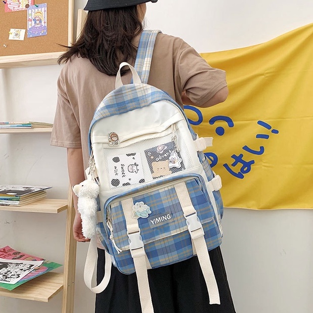 Balo ulzzang nữ đẹp đi học thời trang giá rẻ nhỏ cá tính dẽ thương đáng yêu BALO BI STORE