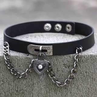 Vòng cổ choker da