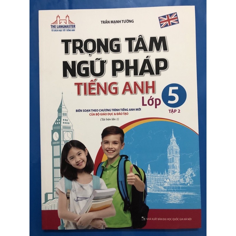 Sách - Trọng Tâm ngữ pháp tiếng anh lớp 5 (Combo 2 tập)