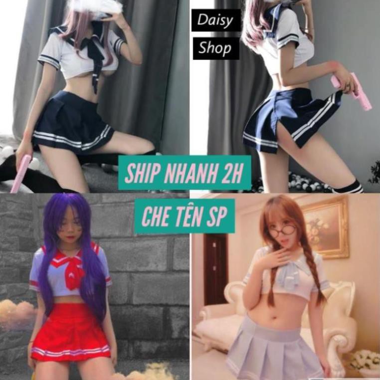 Cosplay học sinh Nhật Bản - váy ngủ nữ sinh gợi cảm cosplay sexy anime quyến rũ (có sẵn, ảnh chụp thật)  * *