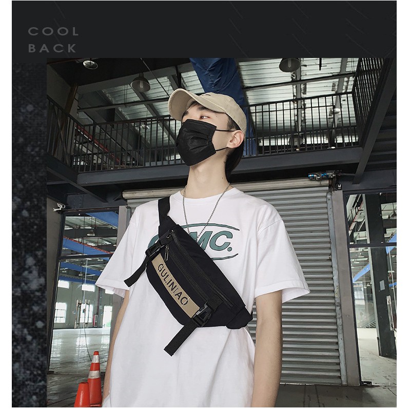 Túi Đeo Chéo Nam Và Nữ Thiết Kế Thời Trang  Siêu Tiện Lợi Có Thể Đeo Bụng Đeo Hông Đều Được | BigBuy360 - bigbuy360.vn