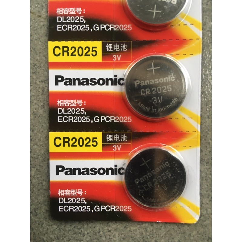 Pin Cr 2025 Panasonic - bán 1 viên hoặc vĩ 5 viên