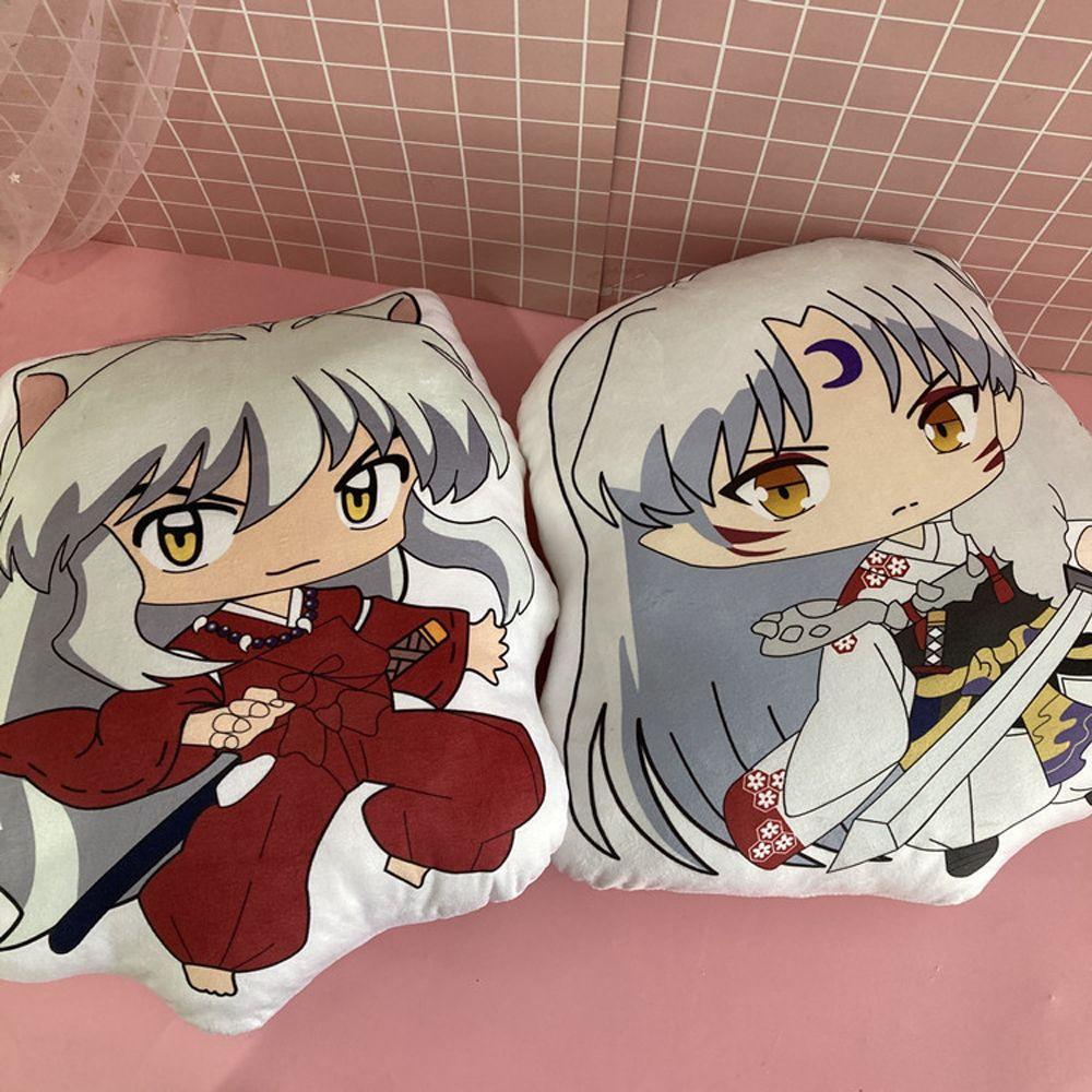 REBUY1 Thú Nhồi Bông Hình Inuyasha 10cm 40cm Mềm Mại Đáng Yêu