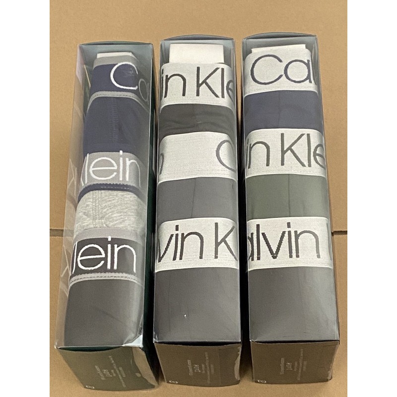 [BILL MỸ] SET 3 QUẦN LÓT BOXER NAM CALVIN KLEIN CHÍNH HÃNG