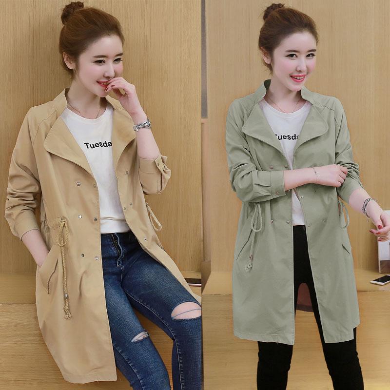 Áo Khoác Dáng Dài Phong Cách Hàn Quốc Trẻ Trung Dành Cho Nữ
