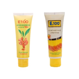 Sữa rửa mặt E100 nghệ hạt Massage 100g