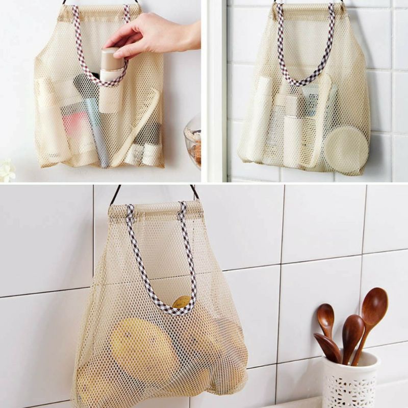 túi treo hành tỏi, túi đựng mỹ phẩm tiện dụng