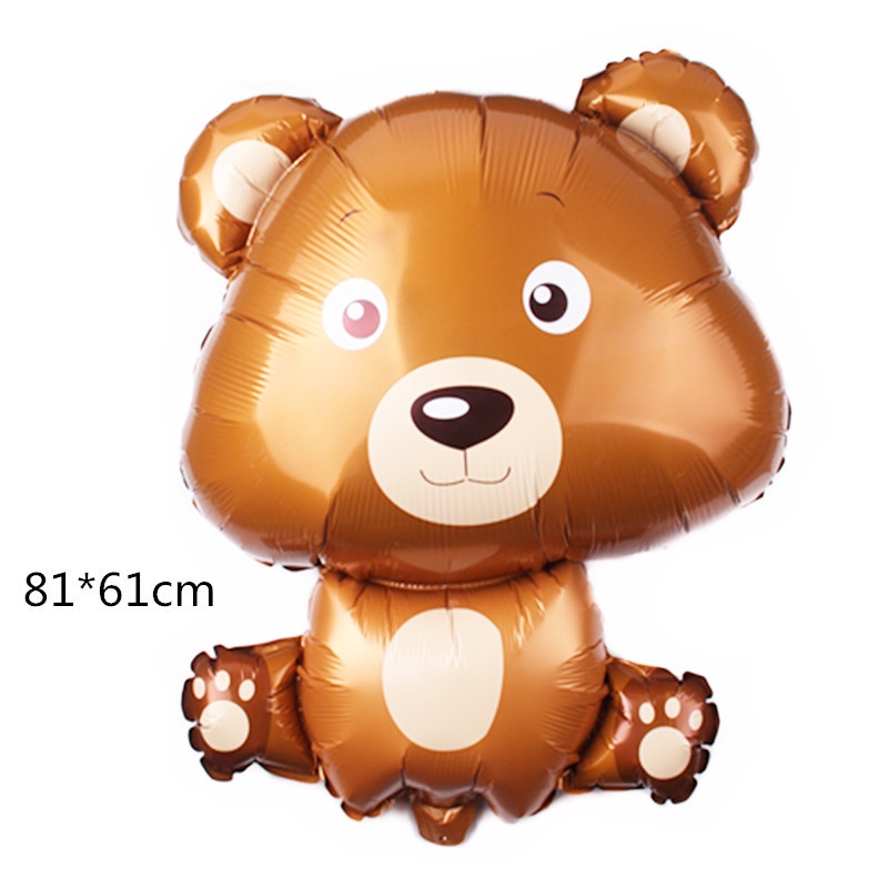 Bóng nhôm hình thú kiểu mới, kute trang trí sinh nhật, party Fubao Store