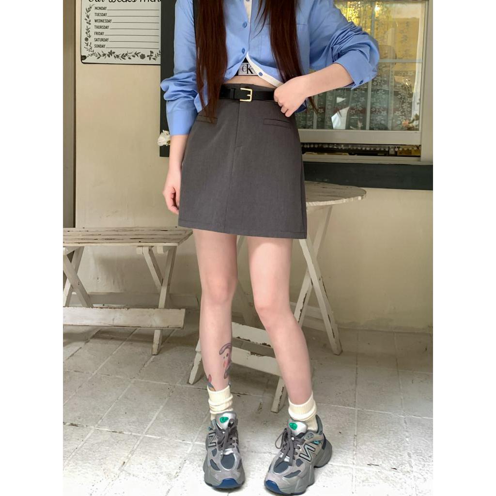 Chân Váy Chữ A Lưng Cao Thời Trang Nữ Tính