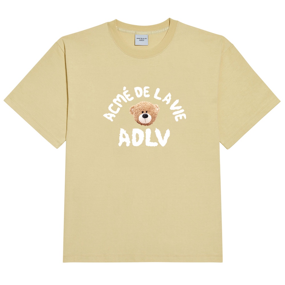 Áo thun cotton ngắn tay in chữ ADLV thời trang