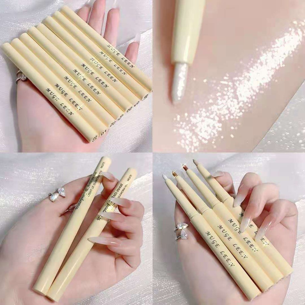 Bút kẻ mắt tơ tằm tự nhiên ba chiều làm sáng da hiệu quả