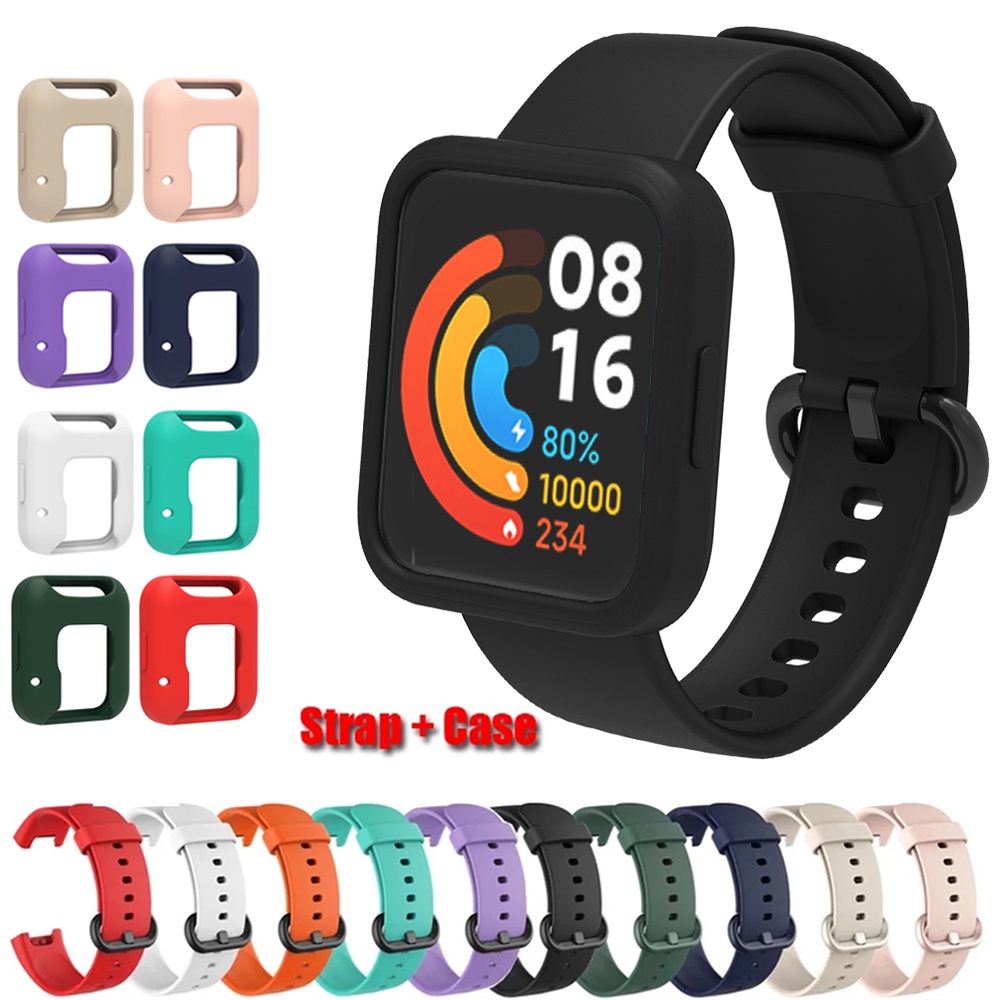 Dây Silicone Thay Thế Cho Đồng Hồ Thông Minh Xiaomi Redmi Watch 2 / Mi Watch 2 Lite Ốp