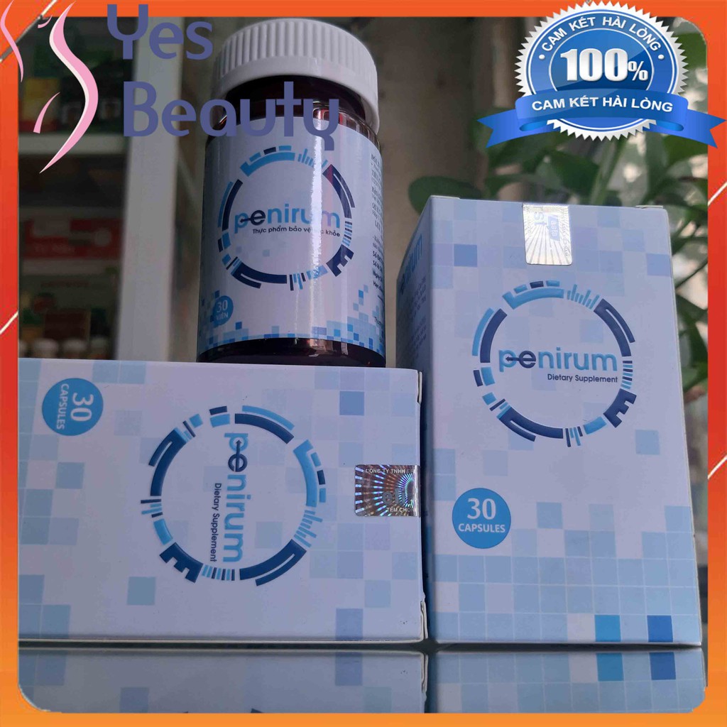 Viên Tăng Cường Sinh Lý Penirum Màu Trắng - Chính Hãng Hộp 30 Viên - Phiên Bản Gốc