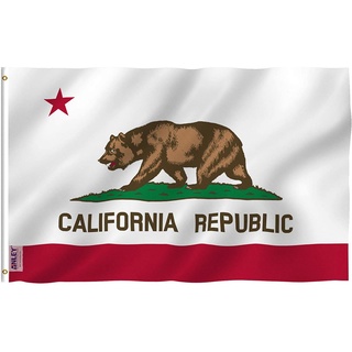 Lá cờ bang anley california kích thước 90x150cm