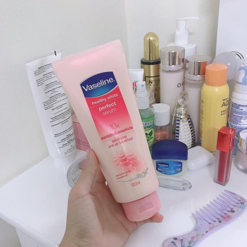 [CHUẨN THÁI ] Kem dưỡng trắng da Vaseline 10x/50x Healthy White Perfect Serum 5.0 mua tại store Thái.