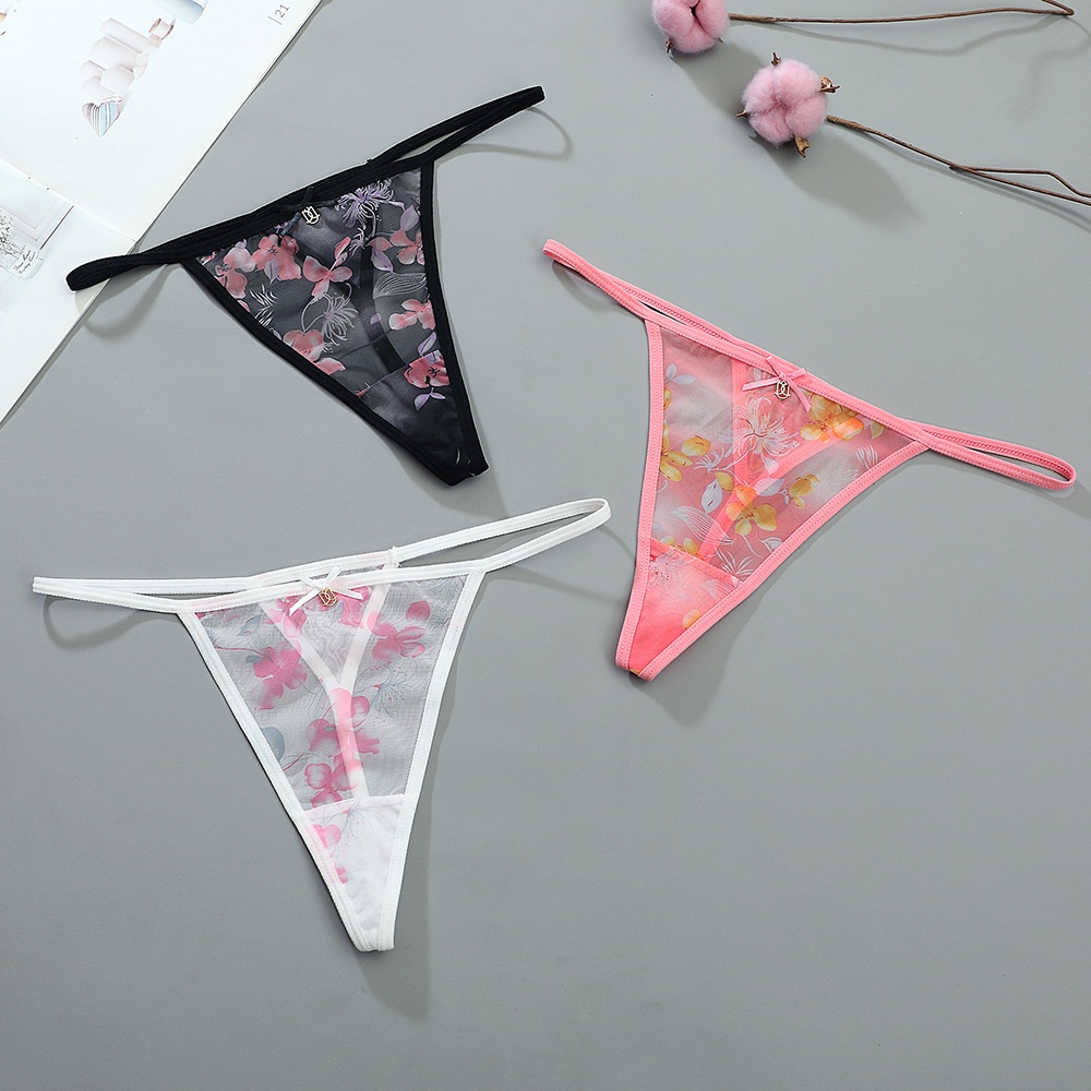 Quần Lót Ren Siêu Mỏng Không Giới Hạn 45kg-75kg JZ005#Quần Lót Trong Suốt Thêu Họa Tiết Gợi Cảm 661 Cho Nữ Trong Suốt