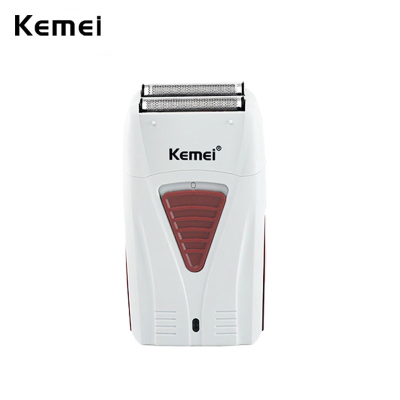 Tông đơ cạo râu bằng điện KEMEI có thể sạc lại bằng cáp USB tiện dụng cho nam