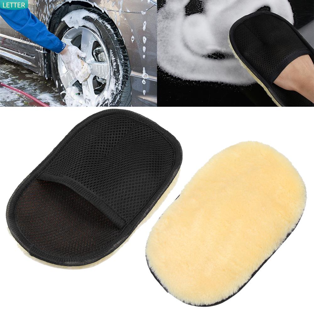 Găng tay lông vệ sinh xe hơi/nhà cửa mềm mại tiện dụng