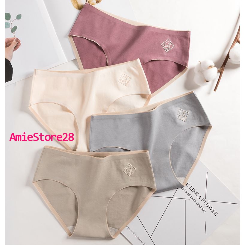 [CÓ VIDEO] Quần lót nữ [ĐƯỢC CHỌN MÀU], quần lót cotton kháng khuẩn không viền may chất đẹp thấm hút mồ hôi QL19 | BigBuy360 - bigbuy360.vn