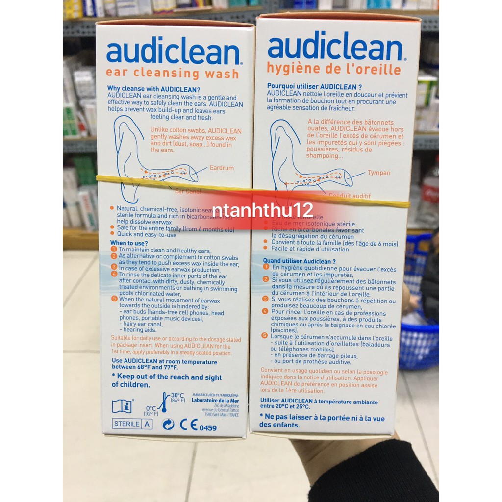 Nước rửa tai Audiclean