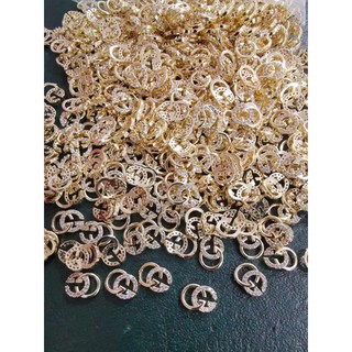 Phụ Kiện Charm Đá Logo Trang Trí Móng - Lẻ 1 Cái