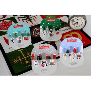 Set 10 thiệp giáng sinh 2 3D