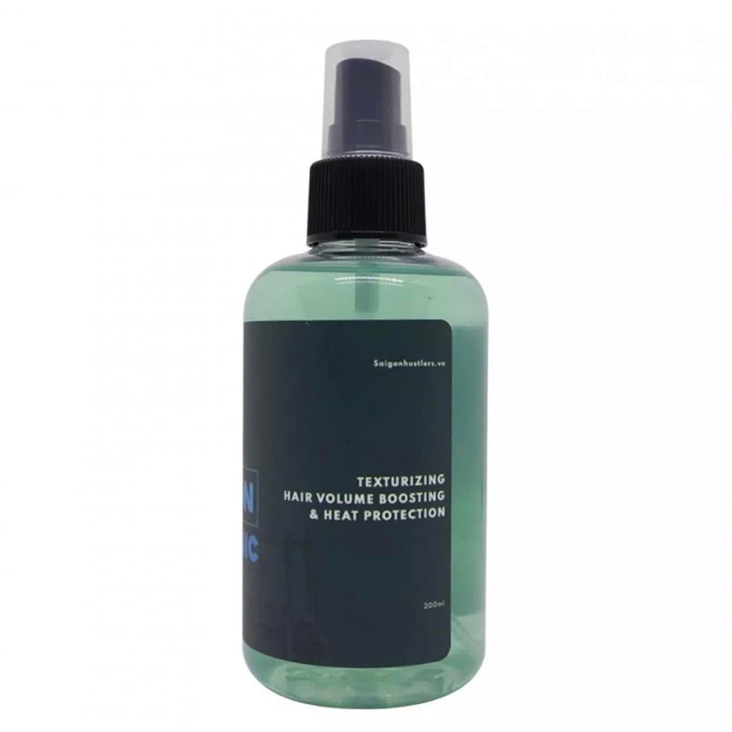 Xịt tạo phồng tóc Saigon Hustlers Pre Styling Lagoon Hair Tonic 200ml