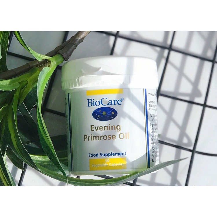 Hộp Tinh Dầu Hoa Anh Thảo Biocare Evening Primrose Oil Biocare 30 viên