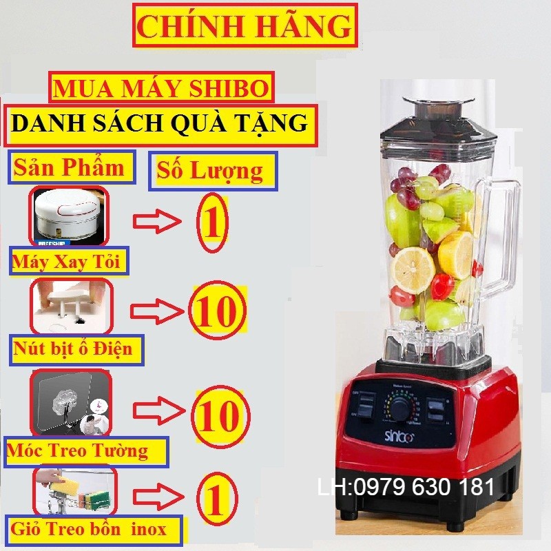 Máy Xay Công Nghiệp SHINBO- SJ 2021 [Chính Hãng - 3000W] Xay đá, xay thịt, sinh tố..