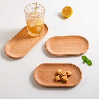 Khay gỗ decor, khay gỗ size nhỏ đựng bánh trà, khay đựng đồ ăn Mây Tre Đan Thuỷ Khanh