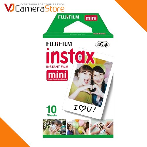 Film cho máy ảnh Fujifilm Instax Mini chính hãng (hộp 10 tấm) - Độ bền lên tới 40 năm - Chính Hãng