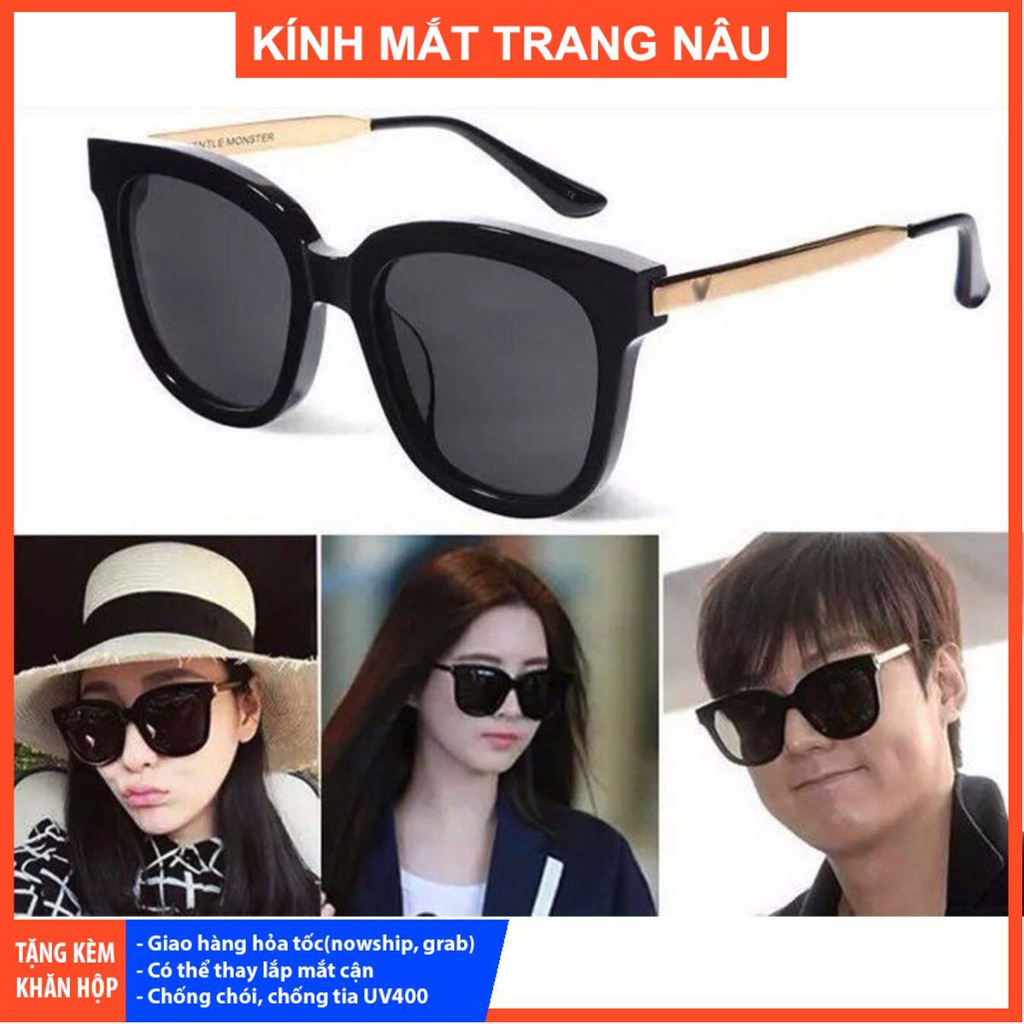 MẮT KÍNH CHỮ V GỌNG VÀNG SANG CHẢNH CỰC ĐẸP - Kính râm nữ 5504 chống tia uv400 chống chỏi - kính râm đi biển cho nam nữ