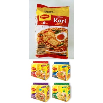 Maggi Mee Kari Mì kari,  tomyam, asam laksa Malaysia