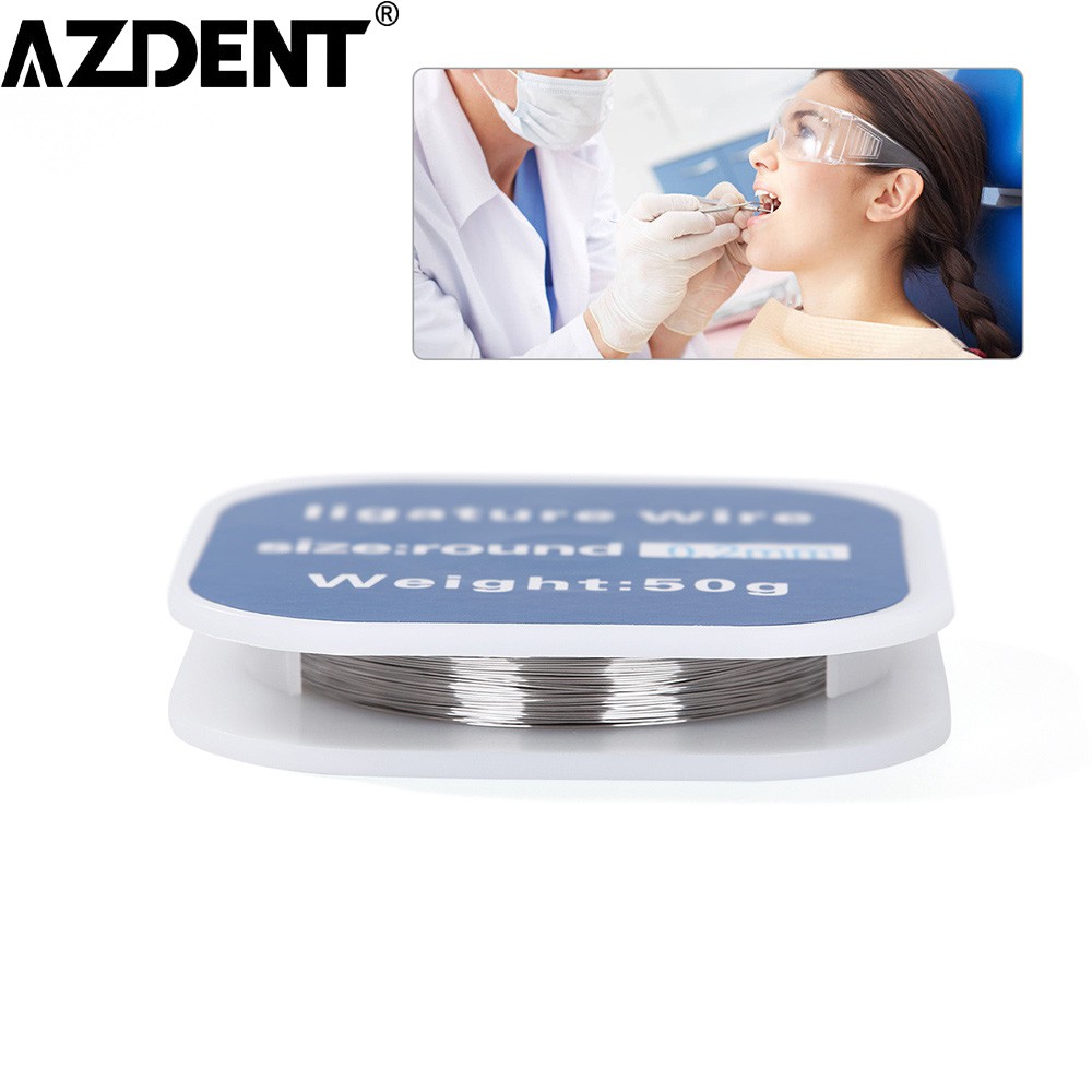 Dây Chỉnh Nha Hình Tròn Bằng Thép Không Gỉ 3 Size 0.2/0.25/0.3mm