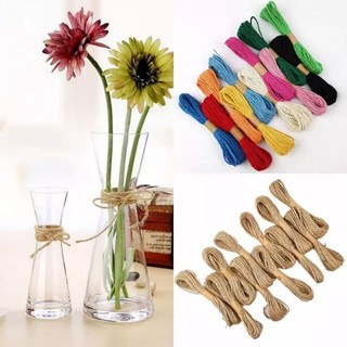 Cuộn dây thừng gai treo ảnh dây thừng trang trí làm thủ công handmade diy dài 20m giá rẻ