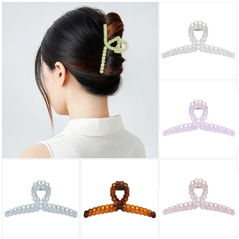 SOFTNESS Kẹp Tóc Càng Cua Tạo Kiểu Tóc Cho Nữ