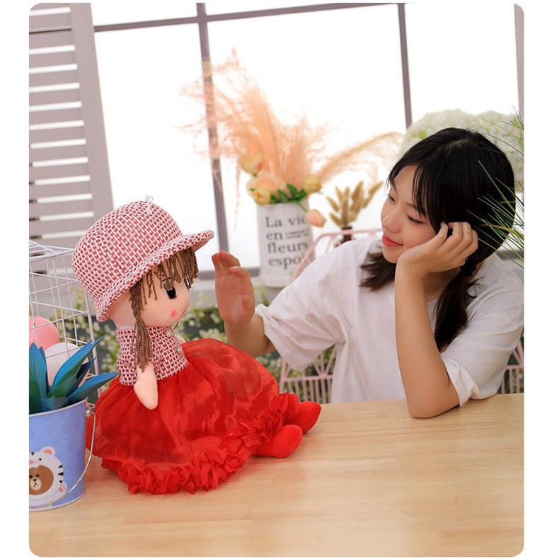 Búp Bê  - Gấu Bông Quà Tặng Cao Cấp Chó Bé Váy Chùm Nhiều Màu