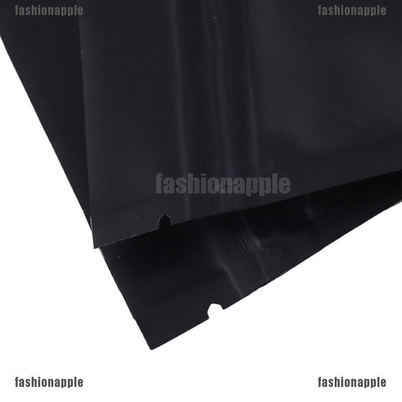 ❀❀ Set 100 Túi Zip Màu Đen Mờ Chịu Nhiệt Tốt Tiện Dụng