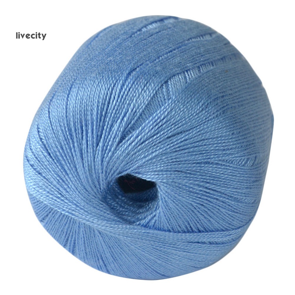 Cuộn len cotton rất bền dùng để đan len tiện dụng