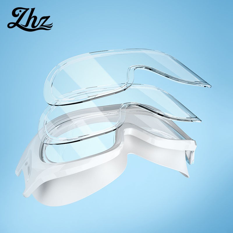 kính bơi khung lớn chống nước và sương mù lặn chuyên nghiệp có độ phân giải cao Thiết bị che mũ cho nam nữ cận thị