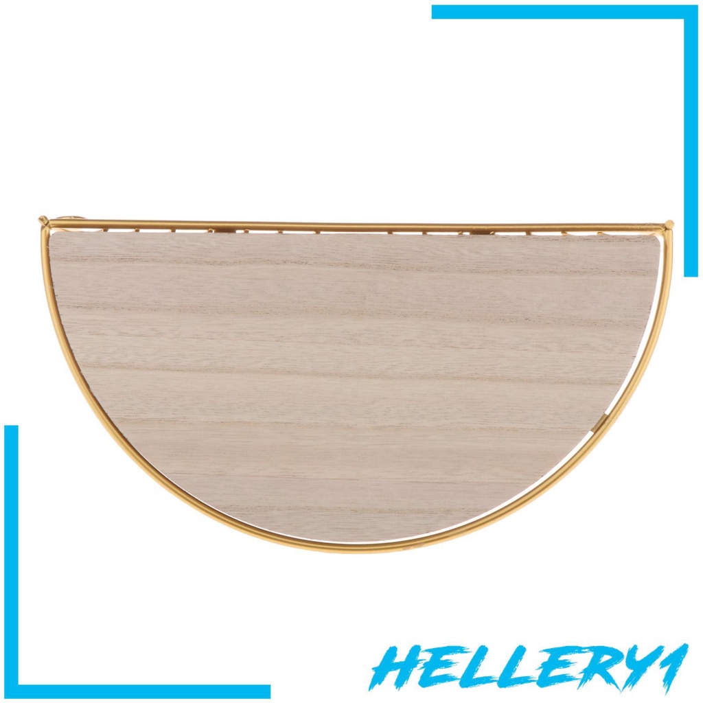 Giá Đựng Đồ Hình Bán Nguyệt Bằng Gỗ Sắt 1