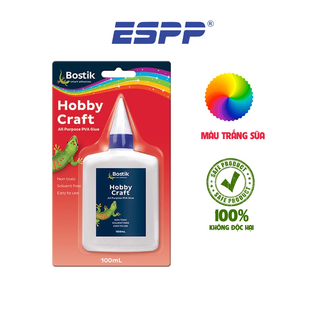 Keo sữa dán đa năng Hobby Craft 100ml - BOSTIK