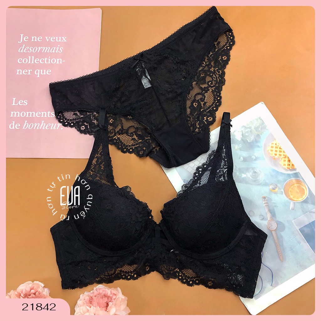 BỘ ĐỒ LÓT REN 21842 DÁNG CROPTOP SEXY | BigBuy360 - bigbuy360.vn