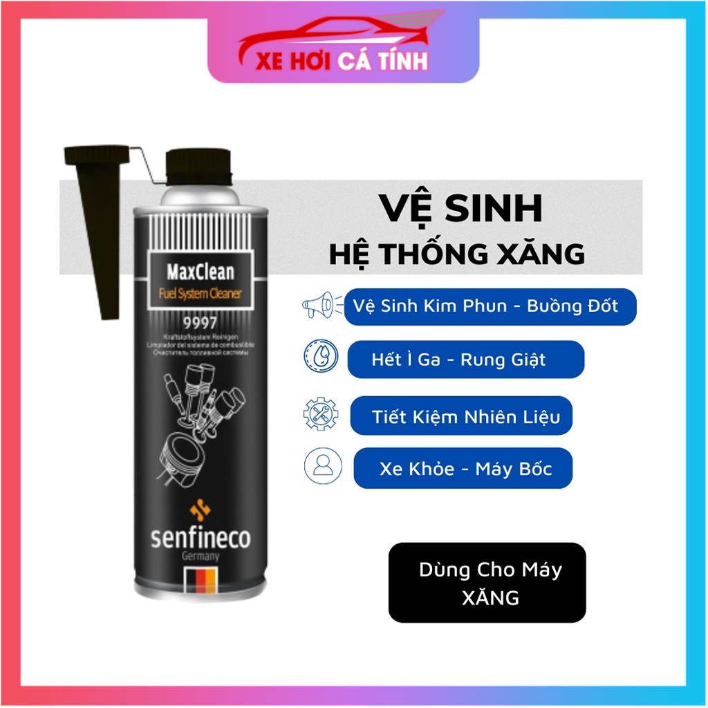 Dung Dịch Vệ Sinh Hệ Thống Xăng - Senfineco Maxclean Fuel System Cleaner 9997 [Dung tích 300ML]