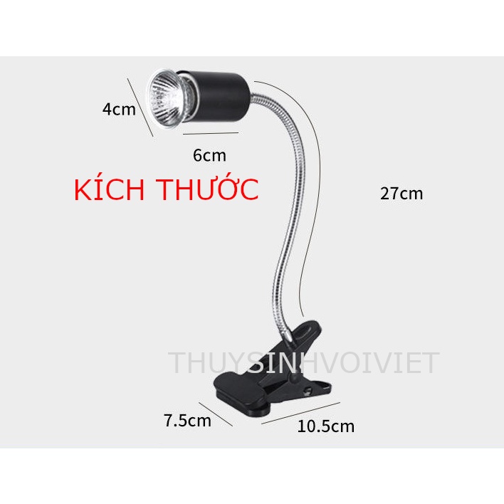 Đèn sưởi ấm UVA UVB cho bể nuôi bò sát, rùa, Iguana
